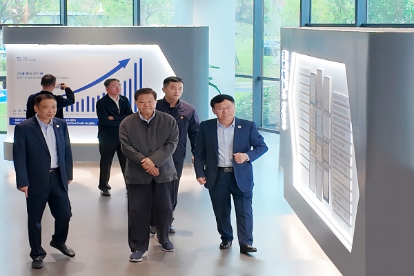 中央政治局原常委、全國(guó)政協(xié)原主席賈慶林調(diào)研杭叉集團(tuán)